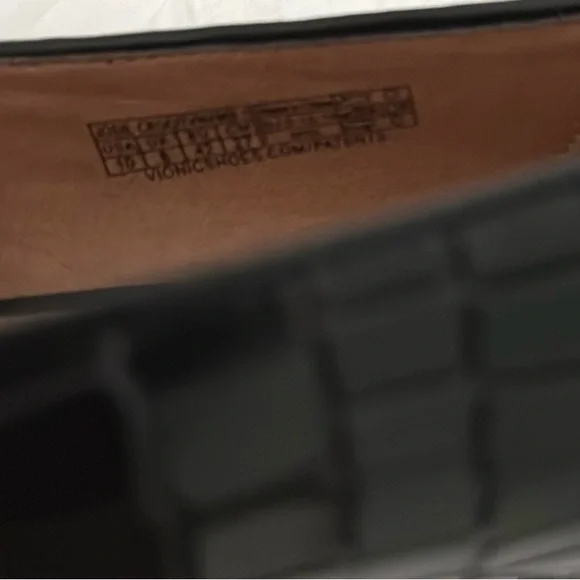 Vionic Kit Josie Croc Black Croc-Embossed Leather Women's Pumps 10 NWOB - Picture 12 of 12